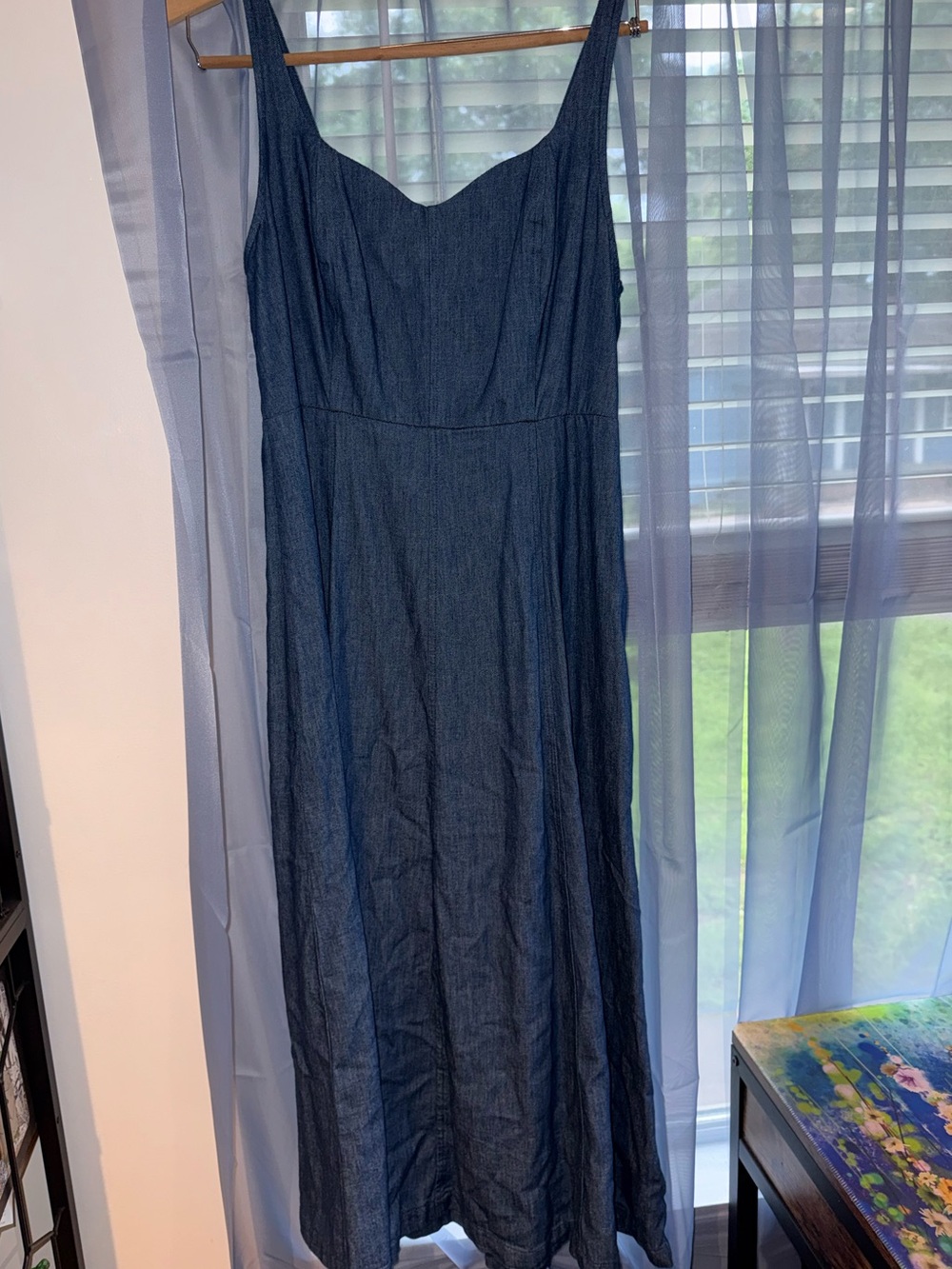 NWOT Old Navy Denim Sleeveless Midi Dress